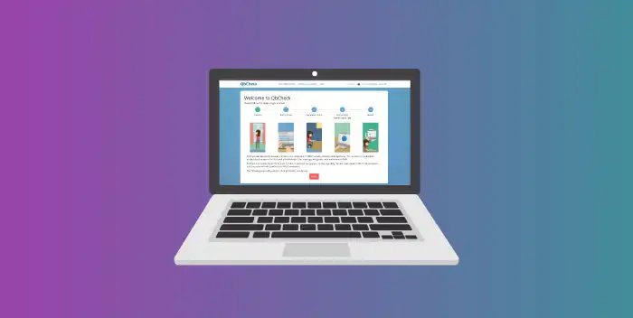 The QbCheck process: simple, efficient and accessible The QbCheck process: simple, efficient and accessible