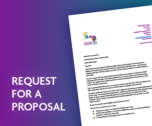 Request for a proposal