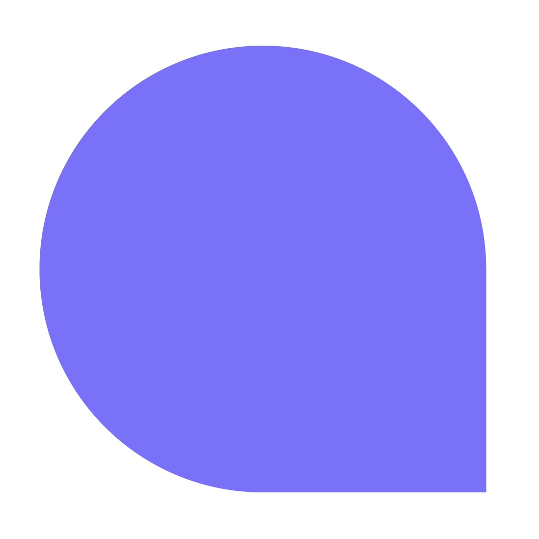 Blue bubble